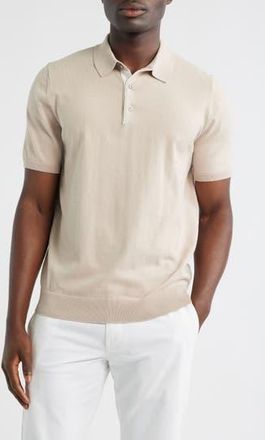 Reiss Finch Polo in Oatmeal at Nordstrom Rack, Size X-Large