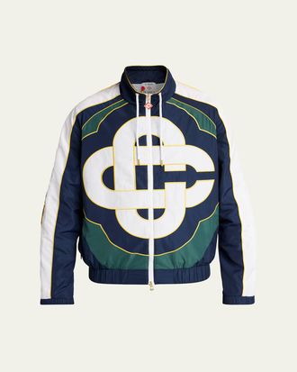 Casablanca Mens CC Logo Windbreaker Jacket
