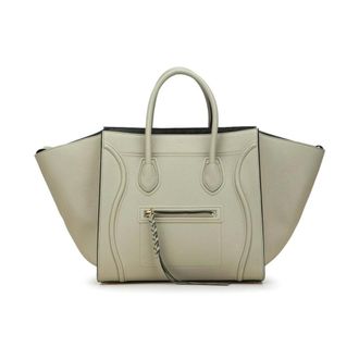 Celine Pre-owned Tote Bags, female, Brown, Size: ONE SIZE Pre-owned Leather Handbag