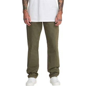 Rvca Weekend Washed Chino Pants in Fatigue at Nordstrom, Size 28
