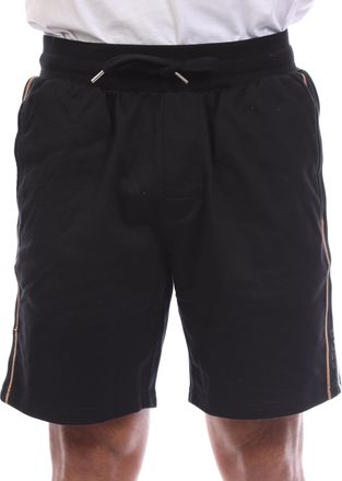 HUGO BOSS Mens Iconic Shorts in Black Cotton - Size Small