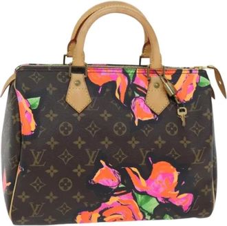 Louis Vuitton Pre-owned Canvas Handtas - Dames - Vintage Handtas - Bruin - ONE Size - Vintage