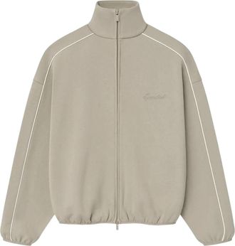 Fear of God Modern Fleece Track Jacket With Piping Timber Cloud White 202SP256891F