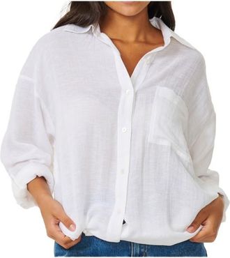 Rip Curl Premium Surf Holiday Shirt Bluse f&uuml;r Damen | wei&szlig;