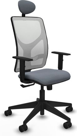 Piqueras y Crespo Silla De Oficina Con Cabecero Motilla Piqueras Y Crespo 1d066n1 Gris