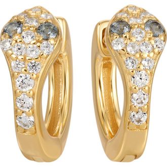 Native Gem Snake Charmer Huggie Hoop Earrings in Gold at Nordstrom