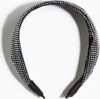 H&M Haarreif mit Strass - Schwarz