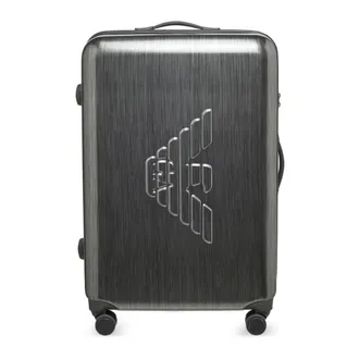 Emporio Armani unisex, Suitcases, Grigio, Taglia unica, new