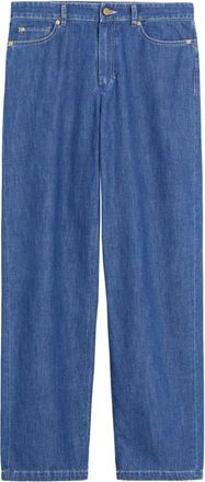 Max Mara Straight Fit Jeans, female, Blue, XS, Blue Polly Elegant Dress
