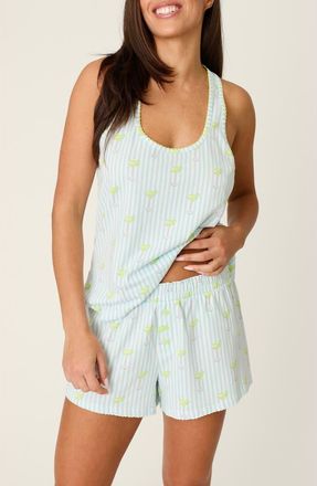 PJ Salvage Playful Print Short Pajamas in Light Blue at Nordstrom, Size X-Small