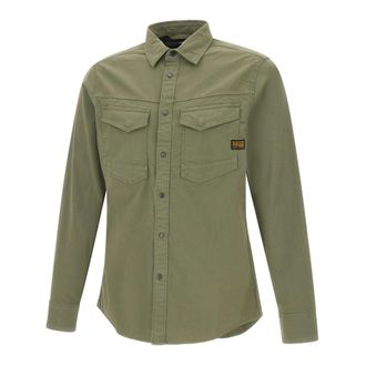 G-Star Dakota Slim Shirt - Heren - Casual Overhemden - Groen - L - Katoen - Overhemden