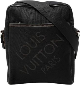 Louis Vuitton Pre-owned Damier Geant Crossbody Bag - unisex - Vintage Schoudertas - Zwart - ONE Size - Leer - Vintage