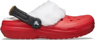 Crocs Classic Lined Santa 210933-6WE Clogs Mens Red White Casual Shoes KFC656