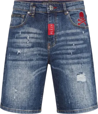 Philipp Plein Denim Shorts Fermentera Basic