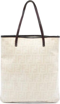 Fendi Pre-owned Tote Bags, female, Brown, Size: ONE SIZE Pre-owned Shopper Tote Bag