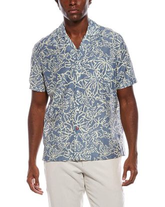 Isaia Silk-Blend Sport Shirt