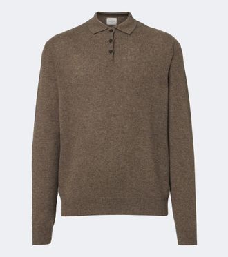 Le Kasha Crete cashmere polo sweater