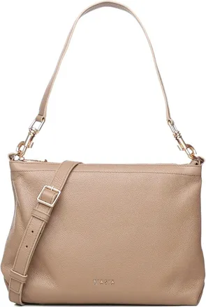 Francesco Biasia zip-fastening shoulder bag - women - Calf Leather - One Size - Neutrals