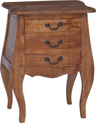 vidaXL Ba&uacute;l De Almacenamiento 48 X 35 X 64 Cm Madera De Caoba S&oacute;lida Vidaxl
