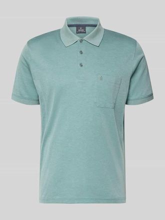 Ragman Relaxed Fit Poloshirt aus Baumwoll-Mix in Mint, Gr&ouml;&szlig;e XXXL