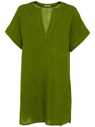 Eres Favorite dress - women - Linen/Flax - M - Green