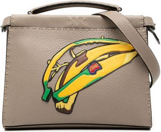 Fendi Pre-owned Fendi Sue Tilley Mini Calfskin Romano Selleria Banana Peekaboo Iconic Fit Satchel 7VA422 A1W0 188 10429