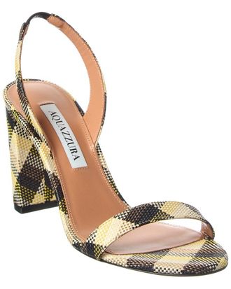 Aquazzura Raffia Sandal