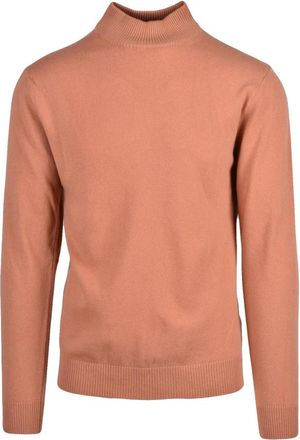 Daniele Fiesoli Lupetto Turtleneck - Heren - Coltruien - Bruin - L - Wol - Truien & Vesten