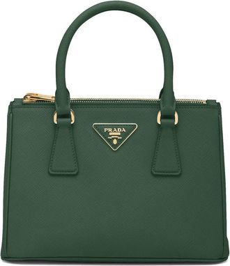 Prada Galleria small Saffiano leather bag - women - CALFSKIN - OS - Green