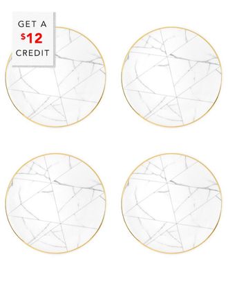 Vista Alegre Carrara Bread And Butter Plates (Set Of 4) With $12 Credit