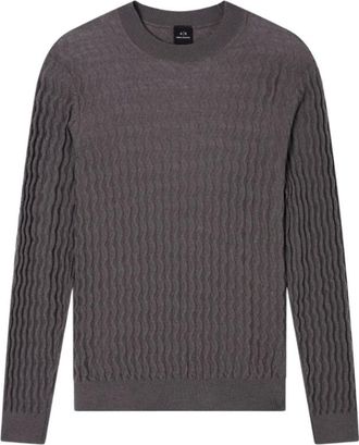 A|X Armani Exchange Hombre, Jerseys, Gris, Talla: S