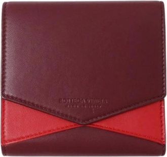 Bottega Veneta Pre-owned Vintage Bi-fold Portemonnee - Dames - Vintage Accessoires - Veelkleurig - ONE Size - Leer - Vintage