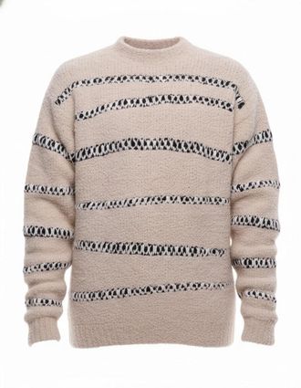 ATOMOFACTORY Boucl&eacute; Crewneck Sweater