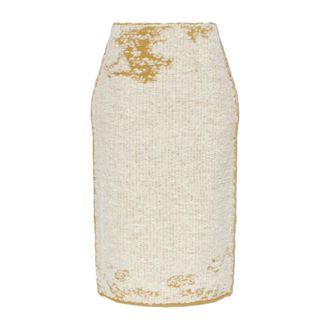 Maison Margiela Dames, Rokken, Beige, Maat: M Katoen