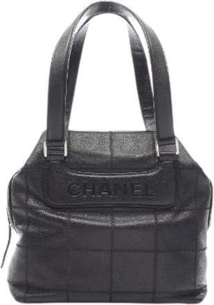 Chanel Pre-owned Caviar Skin Tote Bag - Dames - Vintage Shopper - Zwart - ONE Size - Leer - Vintage
