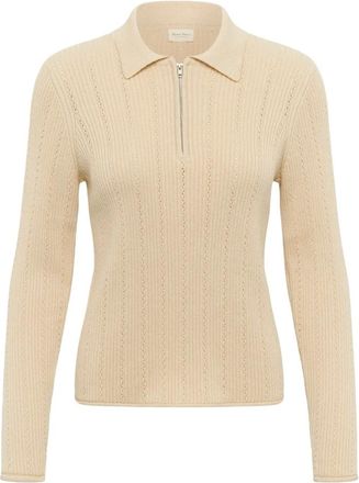 Part Two Ronde hals gebreid - Dames - Truien - Beige - Maat: XL