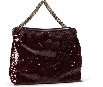 Jimmy Choo London Womens Clutch Bag Callie Bordeaux Polyester Shoulder