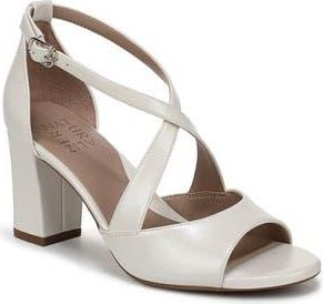 Naturalizer Hollis Sandal in Warm White Faux Leather at Nordstrom Rack, Size 9.5