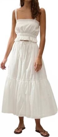 Faithfull The Brand Venta Vintage-Inspired Top In White