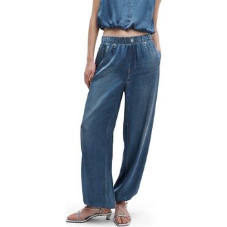 Rag & Bone rb Miramar Satin Pull-On Bubble Pants in Jasper at Nordstrom, Size Xx-Small