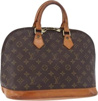 Louis Vuitton Pre-owned Alma PM Hand Bag - Dames - Vintage Handtas - Bruin - ONE Size - Leer - Vintage