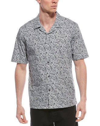 Theory Daze Leaf Print Shirt
