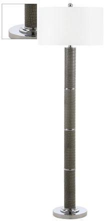 Safavieh Lampara de pie de hierro gris