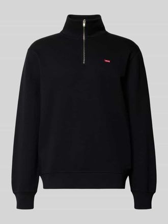 Levi's Regular Fit Sweatshirt aus reiner Baumwolle in Black, Gr&ouml;&szlig;e XXL