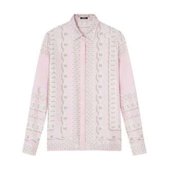 Versace Dames, Blouses & Shirts, Roze, Maat: XS