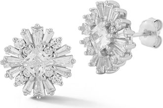 Glaze Jewelry Sterling Silver Cluster Studs