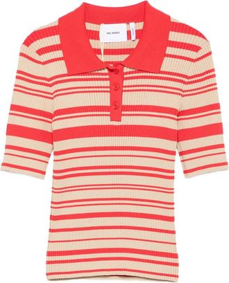 Axel Arigato Anja Ribbed Polo Shirt