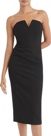 Veronica Beard Womens Nabi Strapless Dress In Black