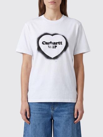 Carhartt Work in Progress T-shirt in cotone a maniche corte con logo stampato sul petto
