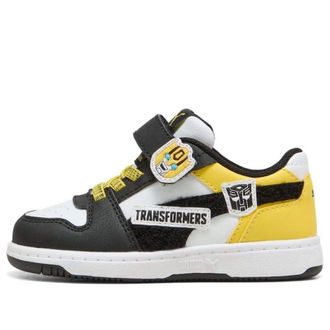 Puma (TD) PUMA x TRANSFORMERS Rebound Slam White Black Bright Mango Yellow 407761-01